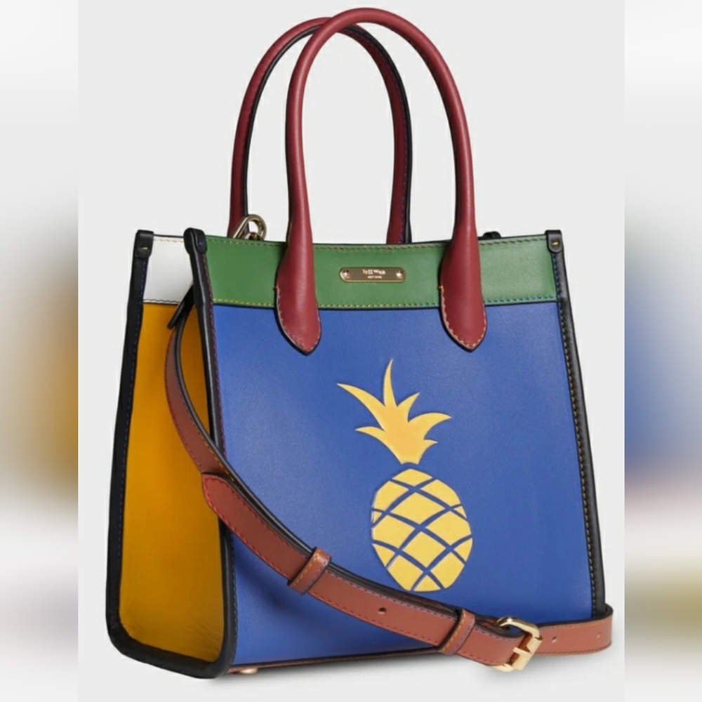 Jeff Wu‎ "RAINBOW" Hampton Tote 22. NWT.